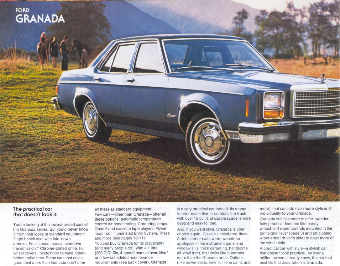1979 Ford Granada Brochure Page 2
